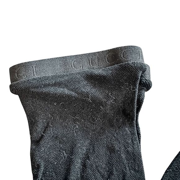 Brand new Gucci Black Lurex Big GG Knit Tights Size Small - Picture 3 of 4